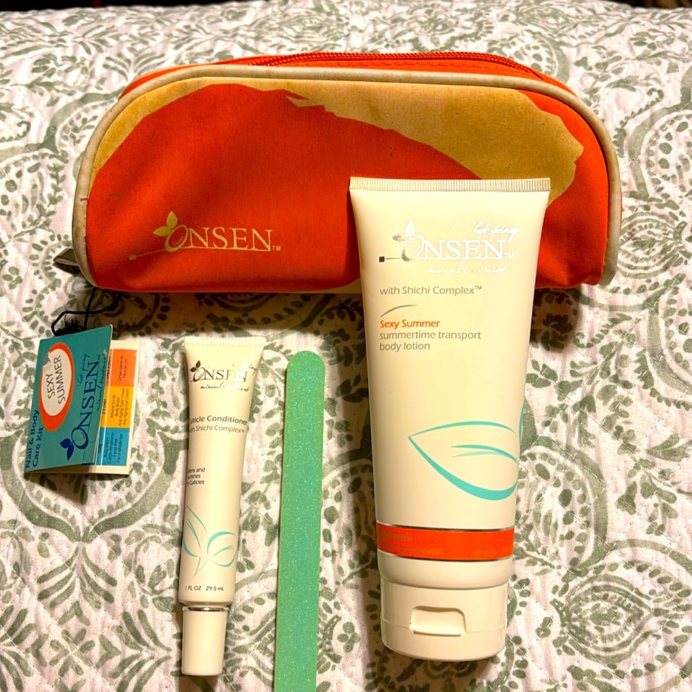 Onsen sexy summer body lotion & cuticle conditioner with shichi complex